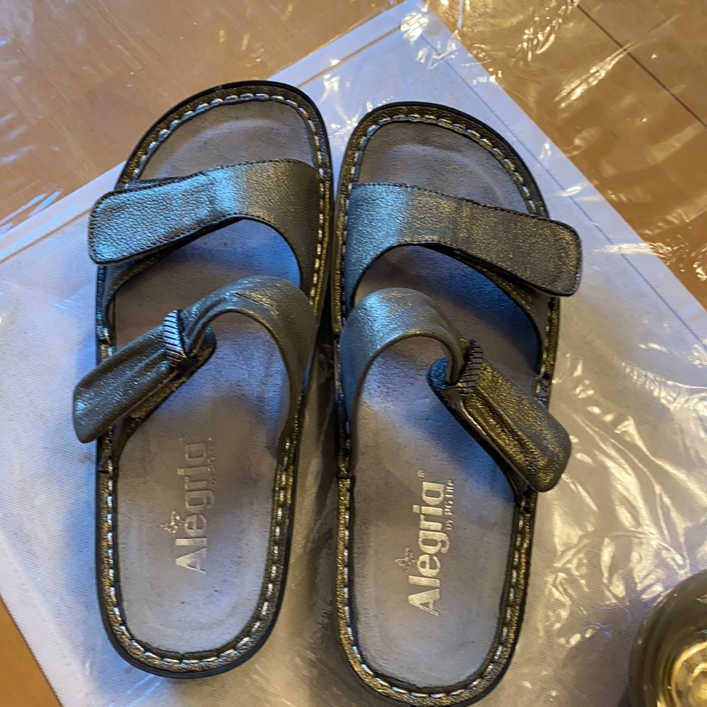 Grey leather alegria Sanford